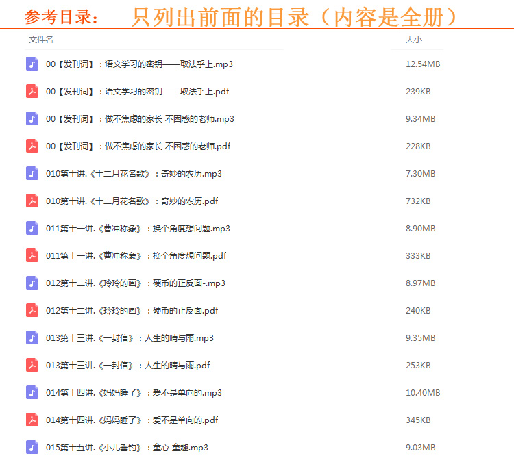 《酈波的課》-二年級(上)課文解說音頻全集百度網(wǎng)盤下載