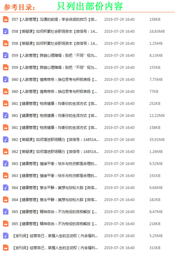 《張萌人生管理課音頻和電子書全集百度云百度網(wǎng)盤下載》