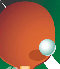 正手攻球動作中如何正確理解發(fā)力