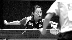 性別大戰張怡寧避戰女乒告負 男乒主力不敵替補