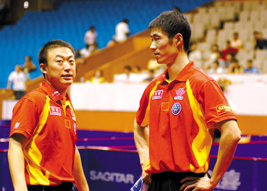 國乒直通橫濱選拔賽 馬琳王勵勤又上“考場”