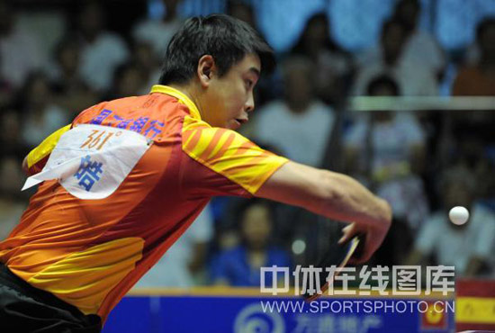 圖文-乒超聯賽第15輪浙商橫掃八一 反手無力救主