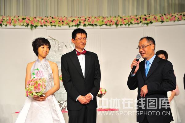 圖文-張怡寧婚禮新照片曝光 李寧擔任新郎介紹人