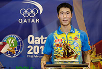 王勵勤時隔33個月再奪冠&nbsp;4-1張繼科卡塔爾站封王