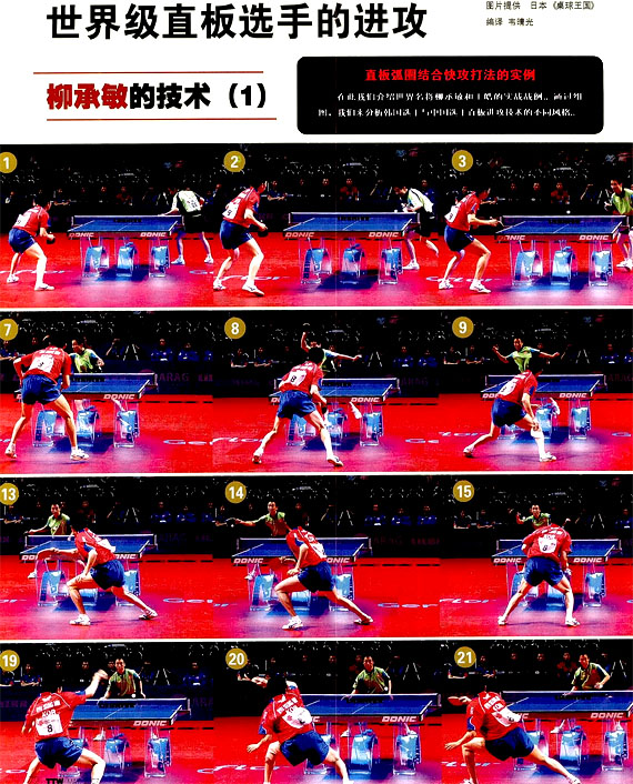 世界級直板選手的進(jìn)攻