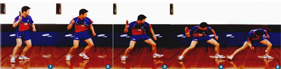 [正手削中路近臺球]