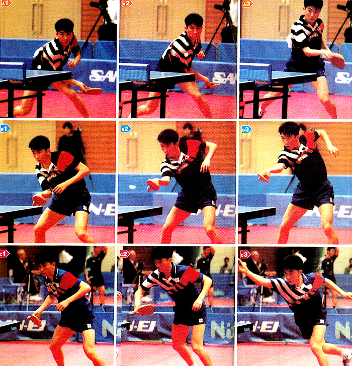 柳承敏韓國特色的反手技術