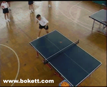 學(xué)打乒乓球－－并步