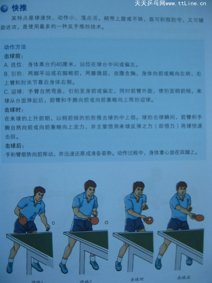 跟教練學(xué)乒乓-推擋球技術(shù)-快推