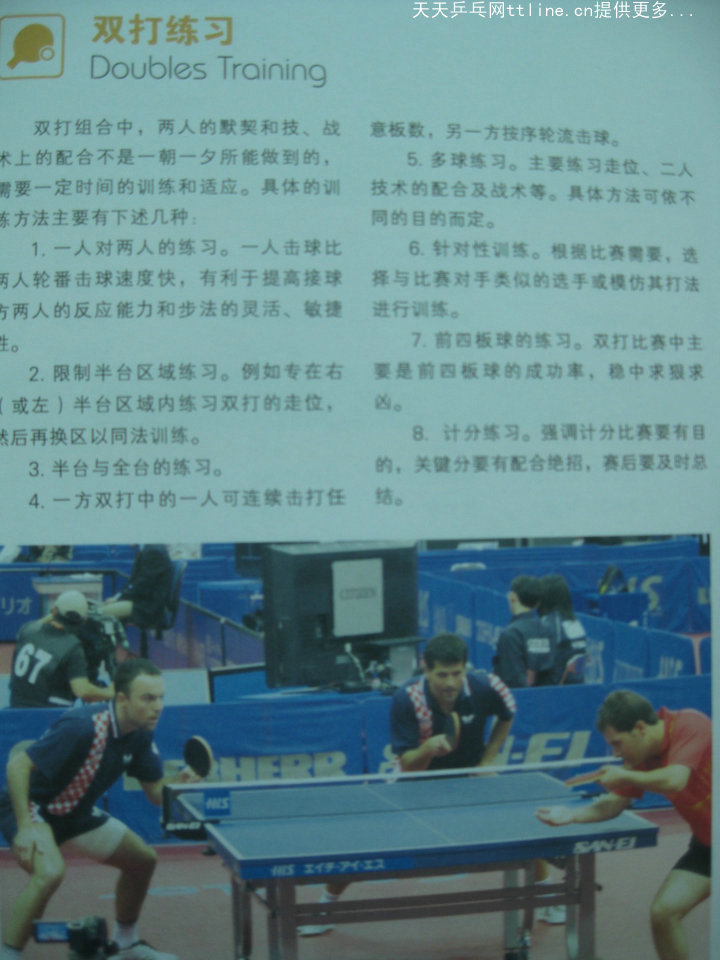 跟教練學(xué)乒乓-雙打練習(xí)