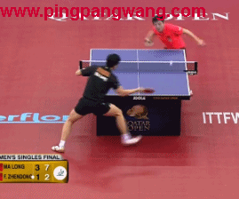 (慢動作)樊振東橫板技術(shù)的分解示范