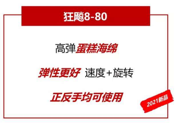 新品紅雙喜狂飆8-80乒乓球膠皮試打體會怎樣樣？夠穩