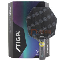 STIGA斯帝卡賽博6 六邊形乒乓球底板，內置碳素底板 甜區(qū)更大，更容易擊球！