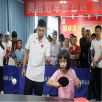 “國球進社區(qū)”走進武威，陳玘分享快樂乒乓 