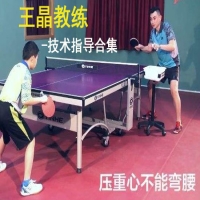 王晶教練技術(shù)指導(dǎo)打乒乓球合集