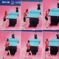 陳夢正手發(fā)側(cè)上旋+反手加轉(zhuǎn)搶拉+反手加力頂沖乒乓技術(shù)解析