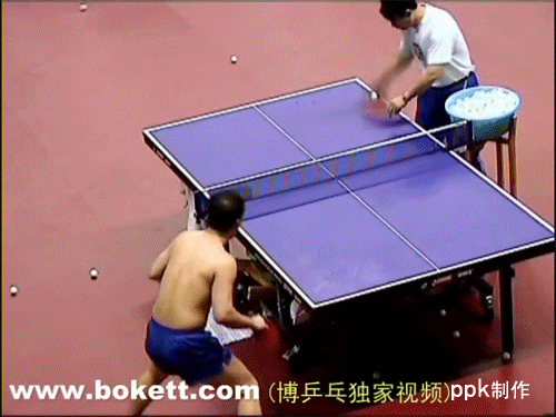 馬琳反手位臺(tái)內(nèi)直線(xiàn)