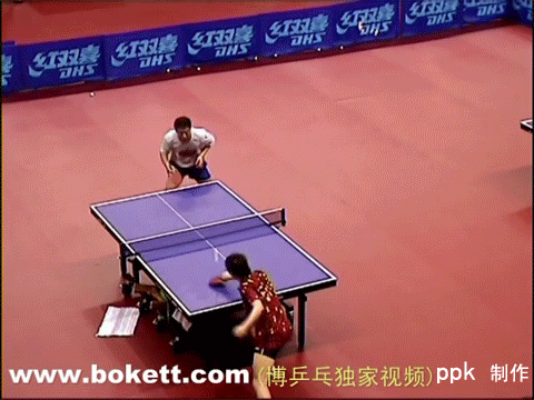 馬琳直拍橫打訓練