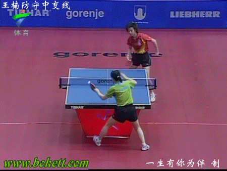 王楠防守中變線