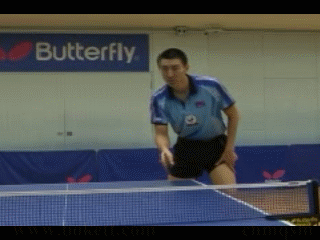 吳尚垠正手挑球