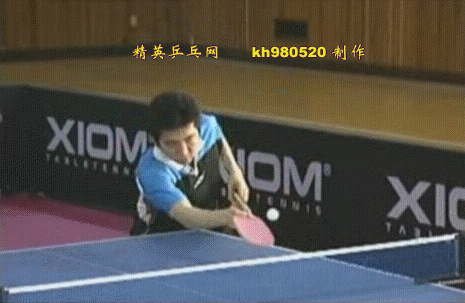 柳成敏的臺(tái)內(nèi)搓球技術(shù)