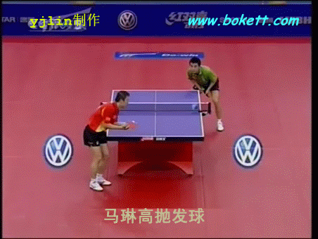 馬林高拋發(fā)球的假動(dòng)作
